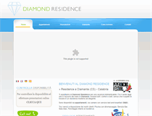Tablet Screenshot of diamondresidence.eu